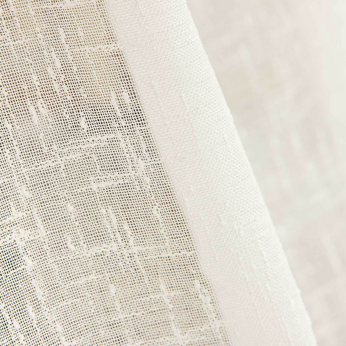 Visillo Trazo Blanco Natural - Ribes y Casals