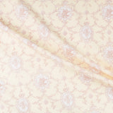 Viyela Estampada Medallones Amarillo - Ribes y Casals