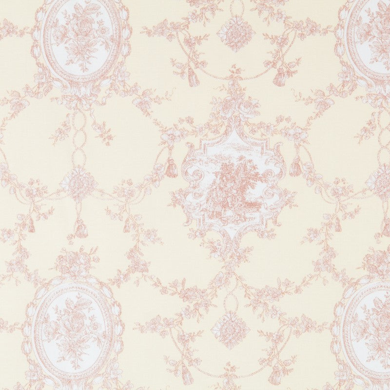 Viyela Estampada Medallones Amarillo - Ribes y Casals