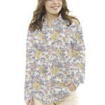 Viyela Floral Kimono Amarilla - Ribes y Casals