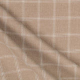 Viyela Franela Cuadros Beige - Ribes y Casals