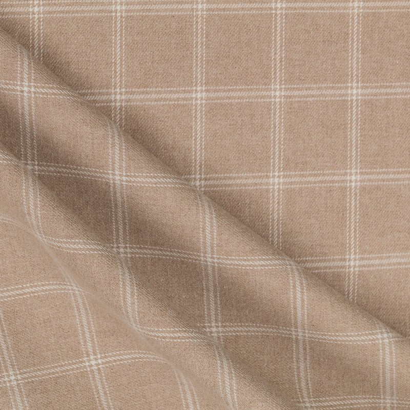 Viyela Franela Cuadros Beige - Ribes y Casals