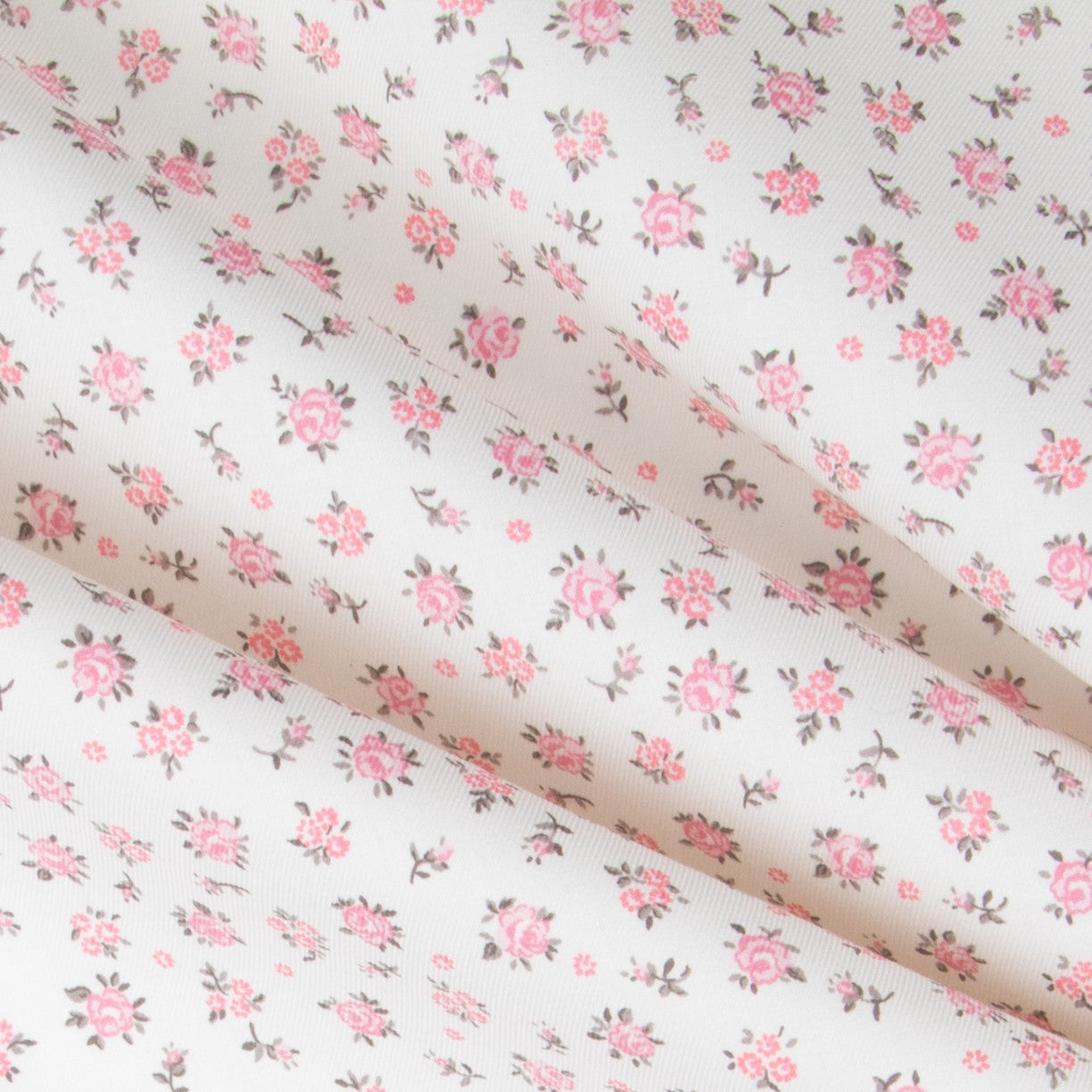 Viyela Liberty Fondo Crudo Flor Rosa - Ribes y Casals