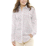 Viyela Liberty Fondo Crudo Flor Rosa - Ribes y Casals