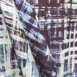 Viyela Viscosa Pinceladas Azul - Ribes y Casals