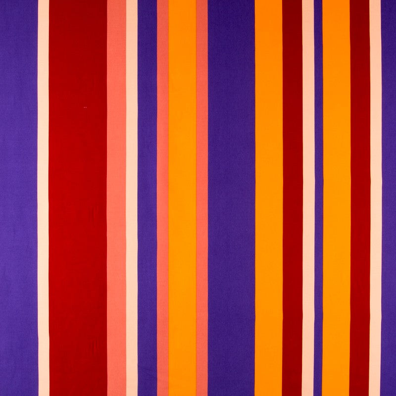 Viyela Viscosa Rayas Multicolor - Ribes y Casals