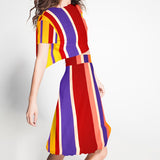 Viyela Viscosa Rayas Multicolor - Ribes y Casals