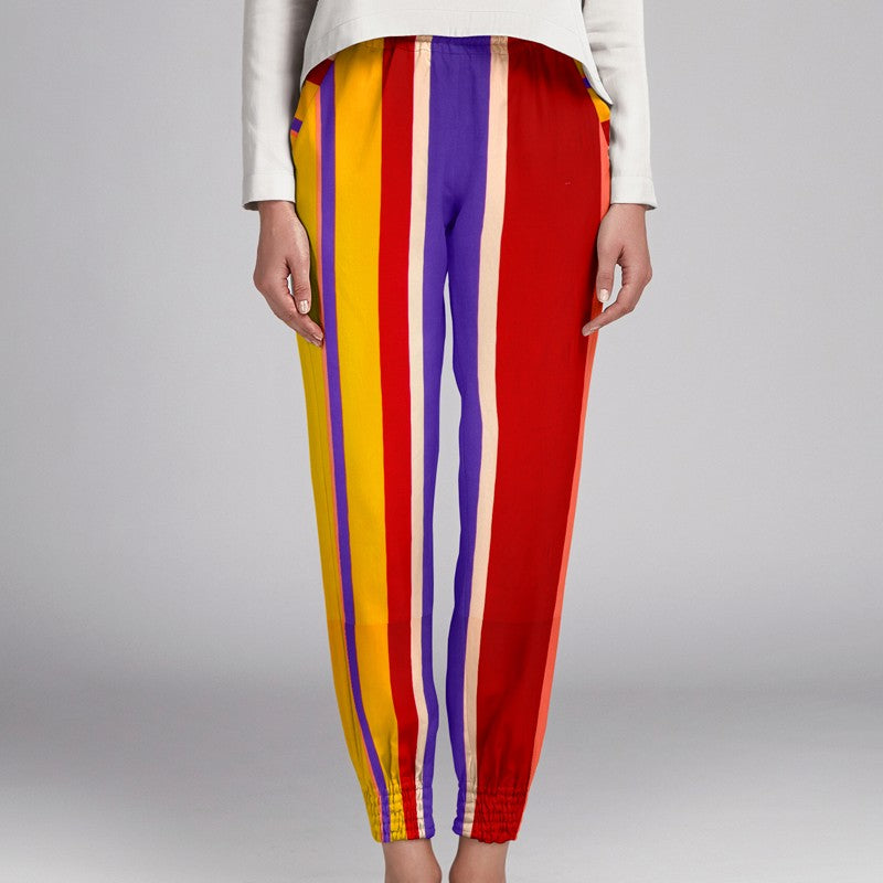 Viyela Viscosa Rayas Multicolor - Ribes y Casals