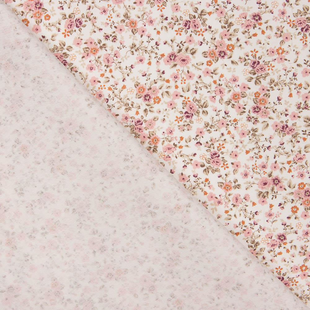 Viyela Algodón Florecitas rosas - Ribes y Casals