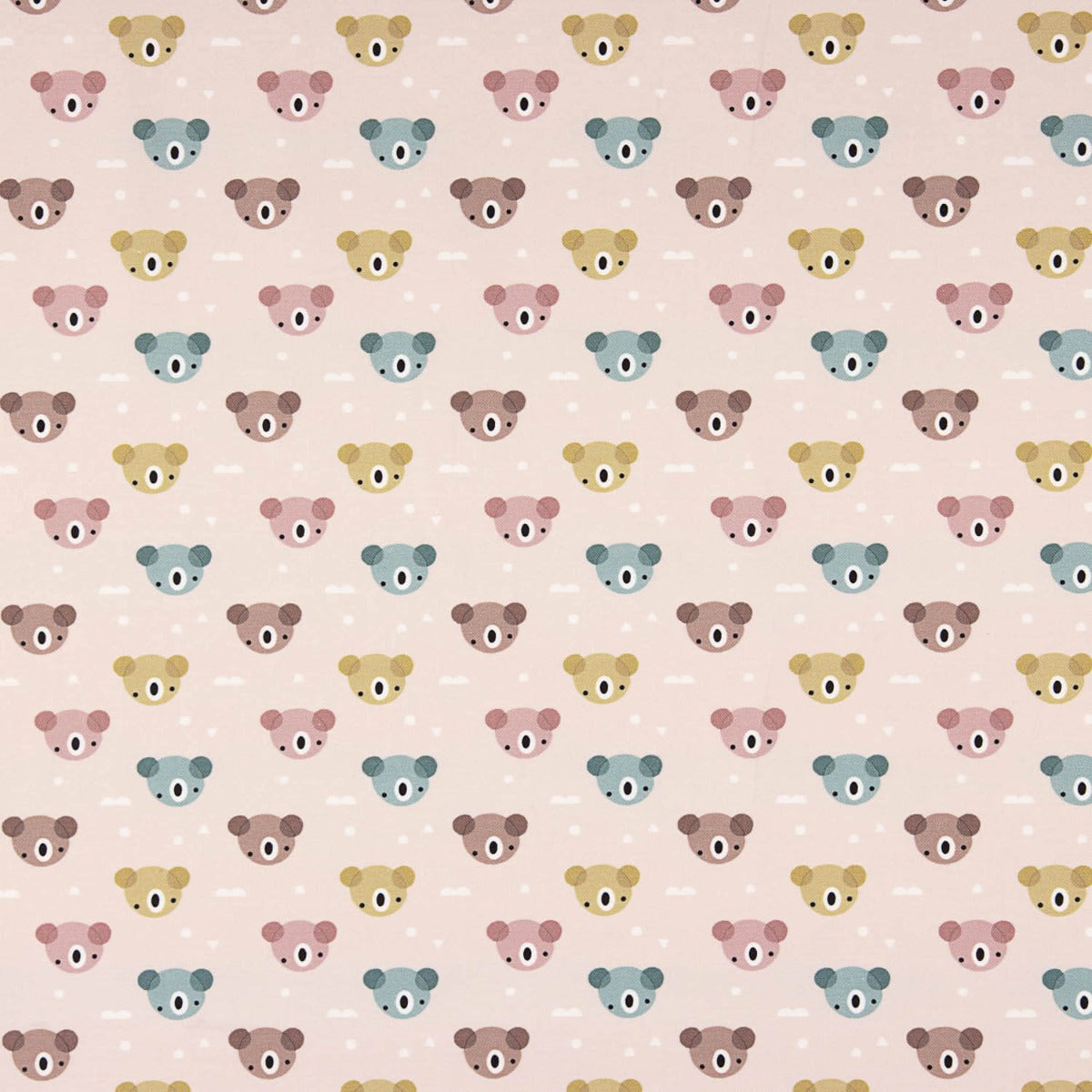 Viyela Algodón Osito Rosa - Ribes y Casals