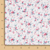 Viyela Flor Cretona Gris - Ribes y Casals