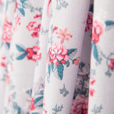 Viyela Flor Cretona Gris - Ribes y Casals