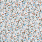 Viyela Flores Ramitas Celeste - Ribes y Casals