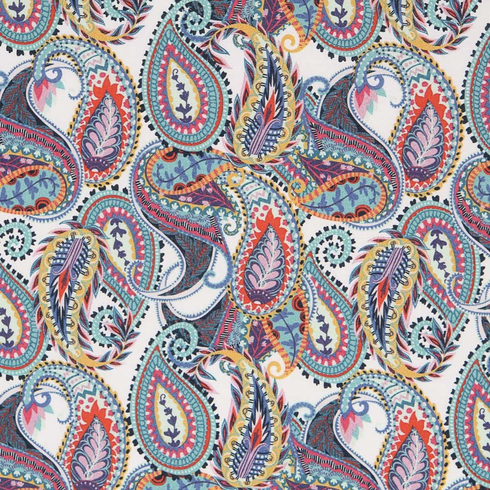 Voile Algodón Cachemir Multicolor - Ribes y Casals