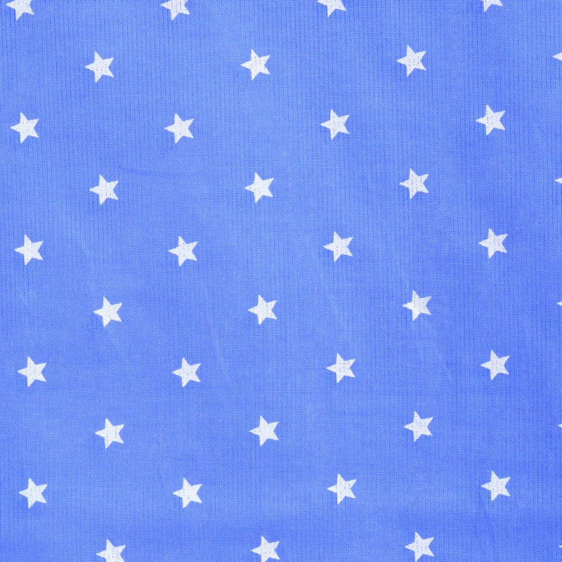 Voile Algodón Estrellas Azul - Ribes y Casals