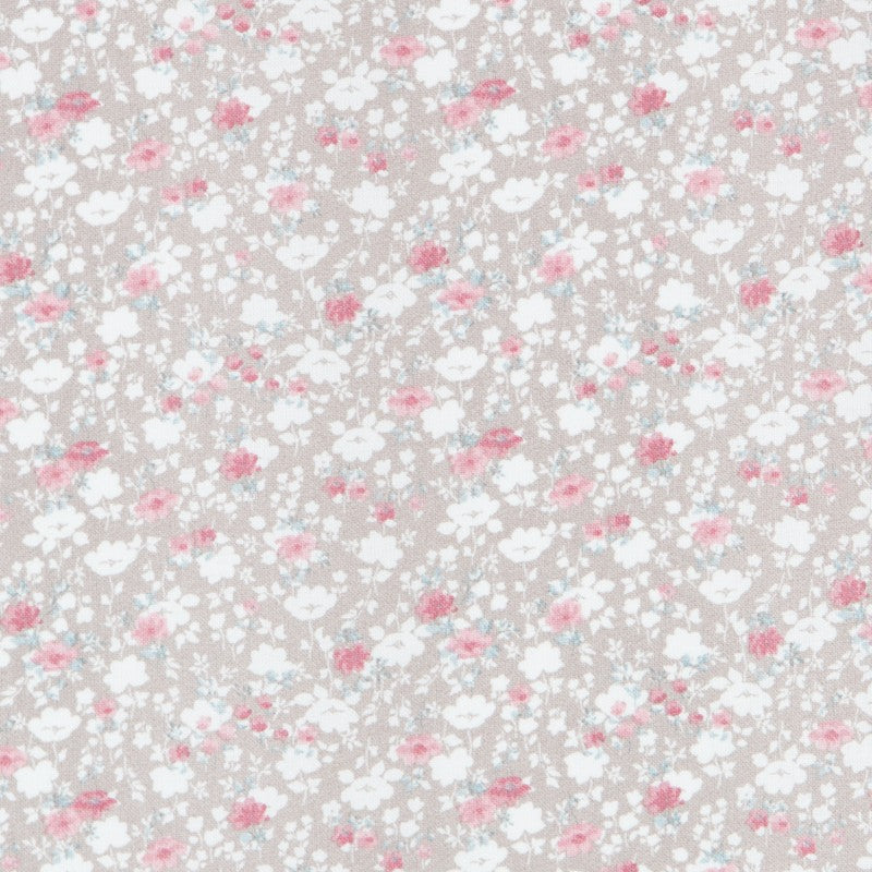 Voile Floral Marrón - Ribes y Casals