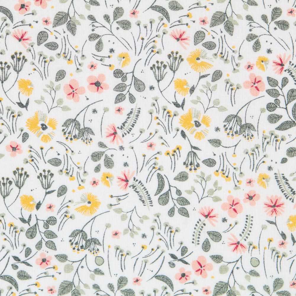 Voile Floral Verde - Ribes y Casals