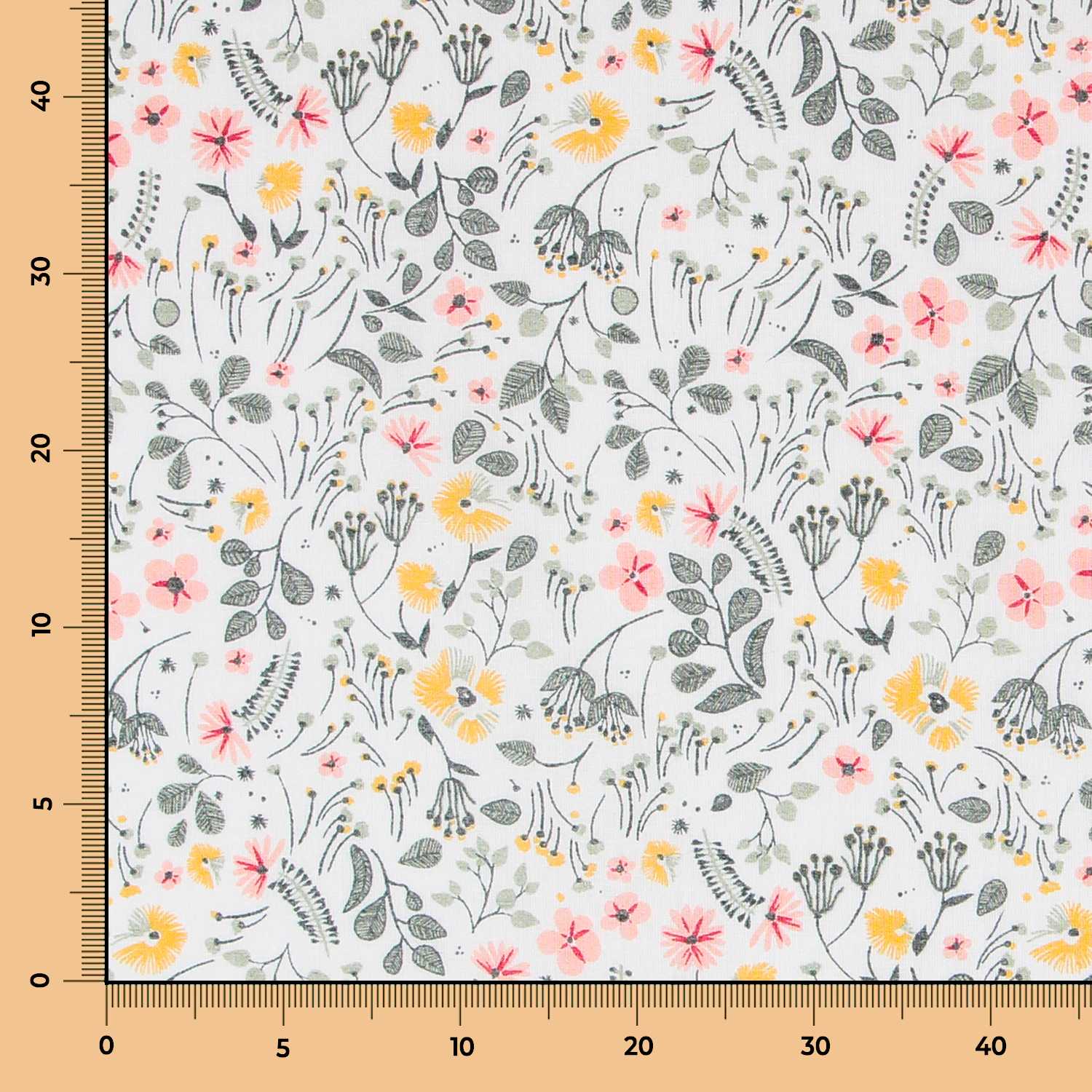 Voile Floral Verde - Ribes y Casals