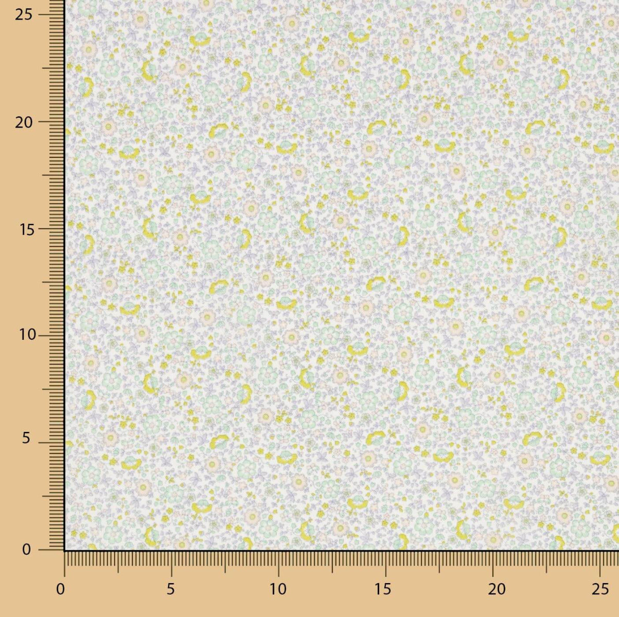 Voile Algodón Flores Nansy - Ribes y Casals