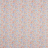 Voile Algodón Flores Scarlet Naranja - Ribes y Casals