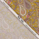 Voile Algodón Supima Print 09 Mostaza - Ribes y Casals