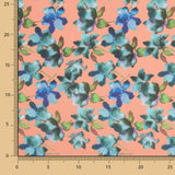 Voile Algodón Supima Print 10 Naranja - Ribes y Casals