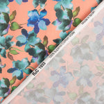 Voile Algodón Supima Print 10 Naranja - Ribes y Casals