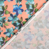 Voile Algodón Supima Print 10 Naranja - Ribes y Casals