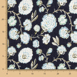 Voile Estampado Floral Marino - Ribes y Casals