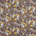 Voile Estampado Hojas Azules - Ribes y Casals