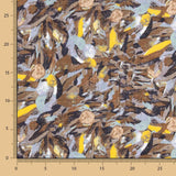 Voile Estampado Hojas Azules - Ribes y Casals