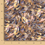 Voile Estampado Hojas Rosa - Ribes y Casals