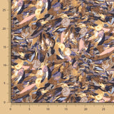 Voile Estampado Hojas Rosa - Ribes y Casals