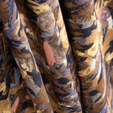 Voile Estampado Hojas Rosa - Ribes y Casals