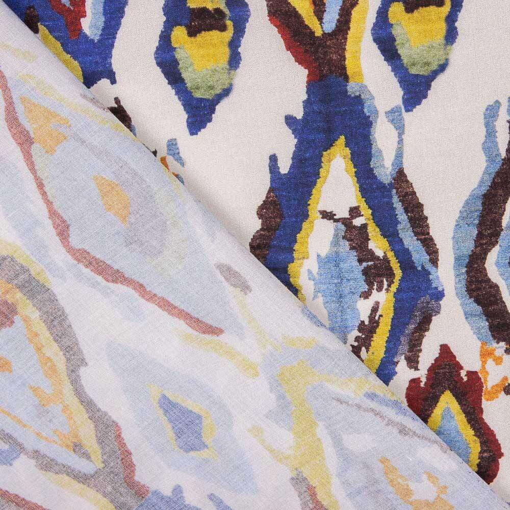 Voile Viscosa Eyes Blue - Ribes y Casals