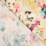 Voile Viscosa Acuarela Flowers - Ribes y Casals