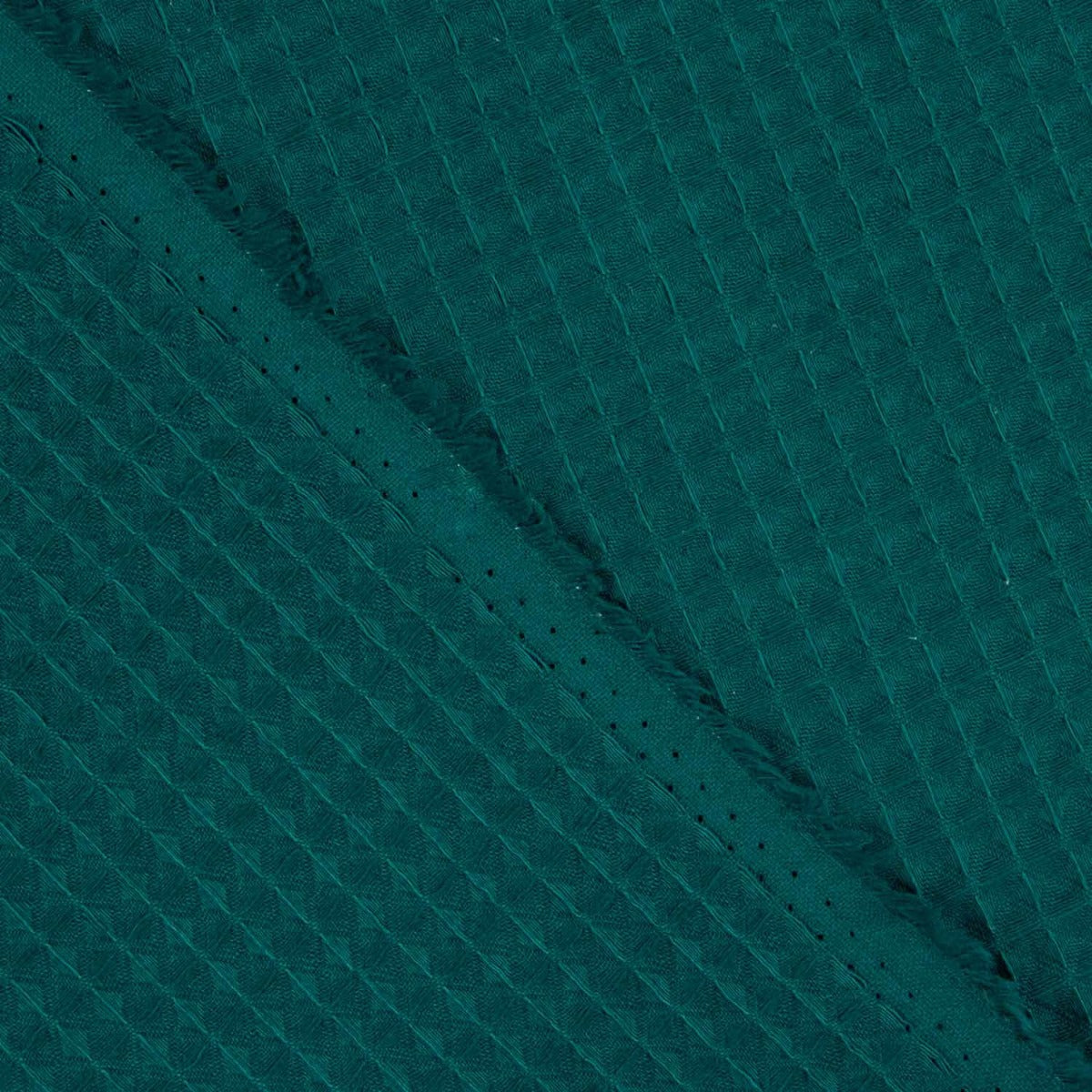 Piqué Waffle Basic Verde - Ribes y Casals