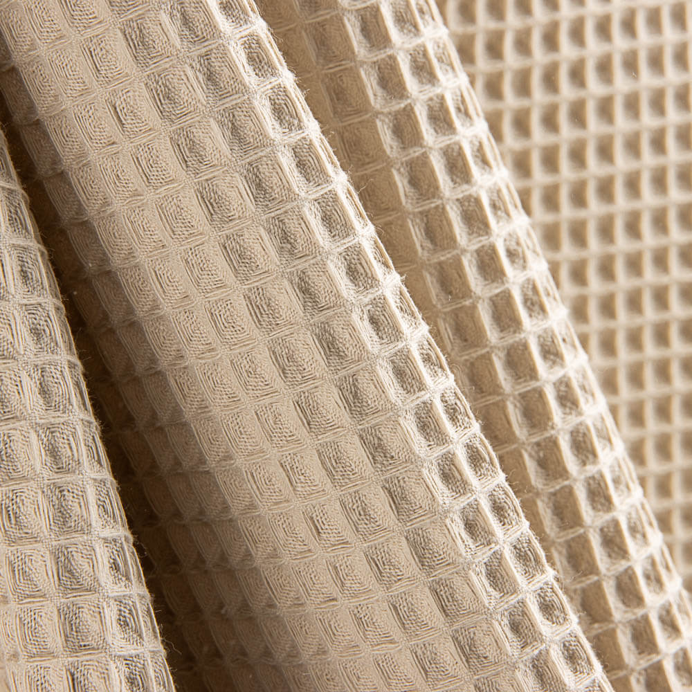 Piqué Waffle Beige - Ribes y Casals