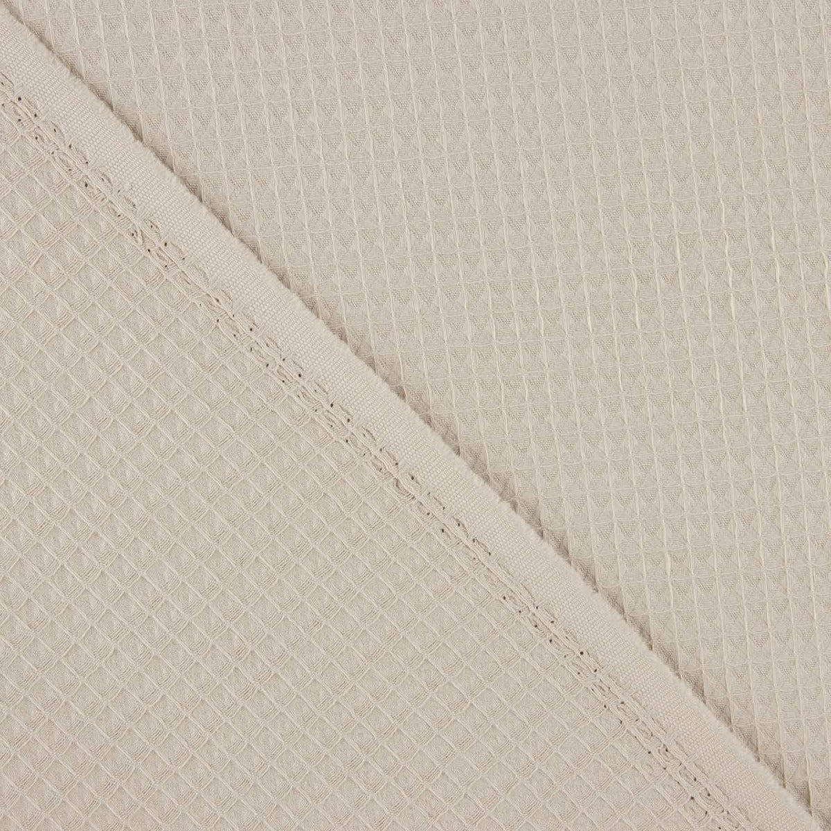 Piqué Waffle Basic Beige - Ribes y Casals