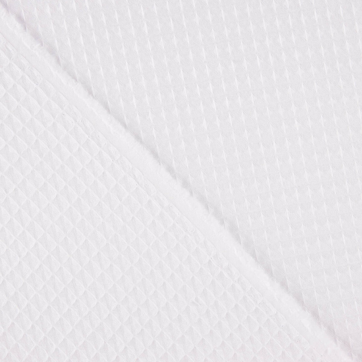 Piqué Waffle Basic Blanco - Ribes y Casals