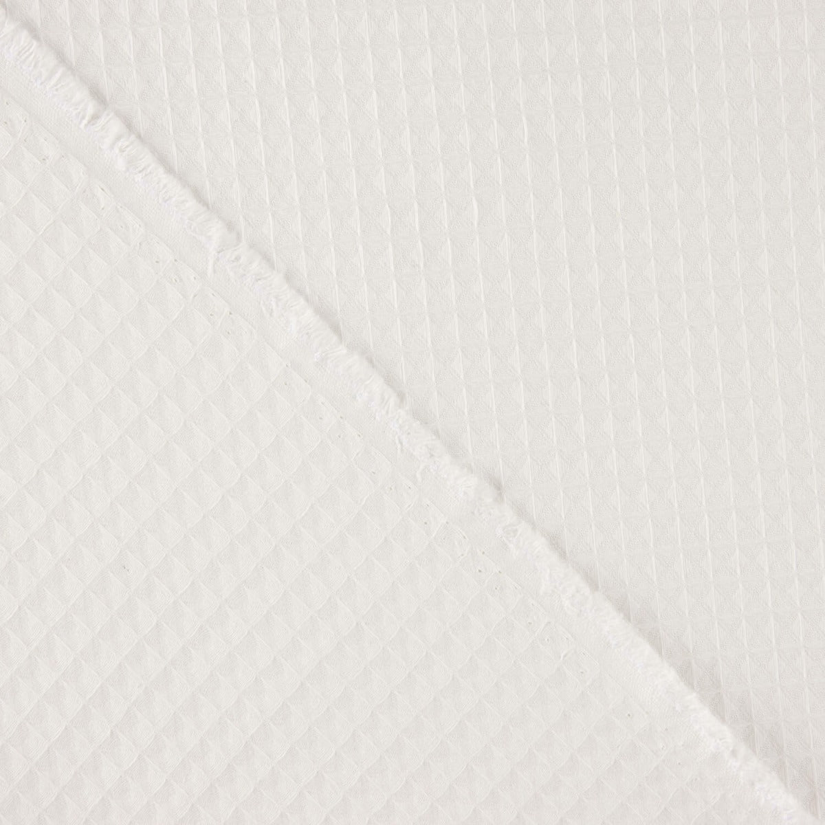 Piqué Waffle Basic Blanco Natural - Ribes y Casals